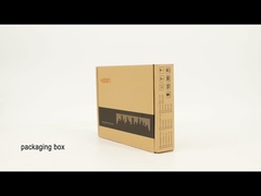 Biyolojik Olarak Parçalanabilen Kraft Ambalaj Büyük Dikdörtgen Posta Kutusu Katlanır Güçlü Oluklu Kartonlar Logolu