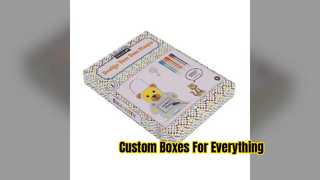 กล่องกระดาษแบบกำหนดเองบรรจุภัณฑ์อุปกรณ์ศิลปะอาหาร