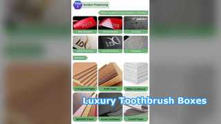 Custom Electric Toothbrush Boxes UV Coating